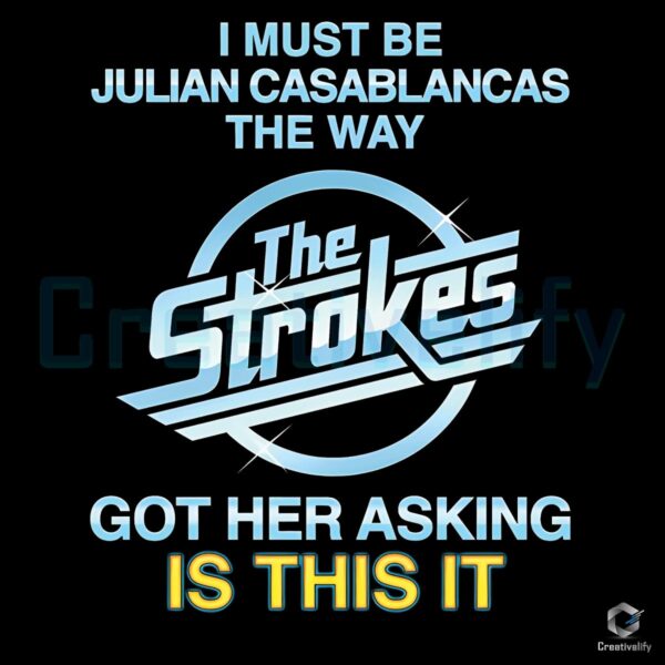 I Must Be Julian Casablancas The Way The Strokes PNG