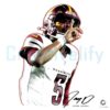 Jayden Daniels 5 Washington Commanders Signature PNG