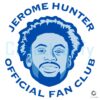 Jerome Hunter Official Fan Club Big Face SVG