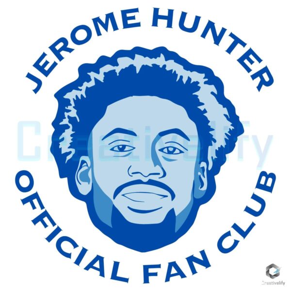 Jerome Hunter Official Fan Club Big Face SVG