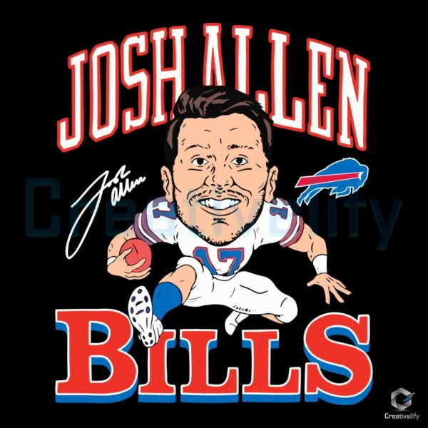 Josh Allen Bills Overcoming Hurdle SVG