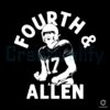 Josh Allen Fourth And Allen PNG Image