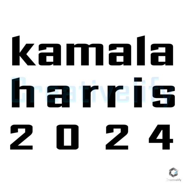 Kamala Harris 2024 Election Harris Walz 2024 SVG