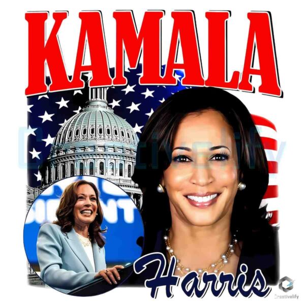 Kamala Harris 2024 President Election PNG