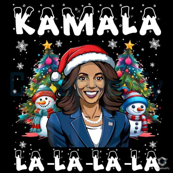 Kamala Harris Christmas La La La PNG