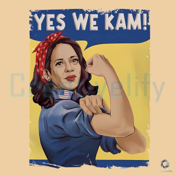 Kamala Harris Yes We Kam PNG