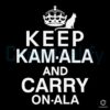 Keep Kamala And Carry Onala Crown Cat Lady SVG