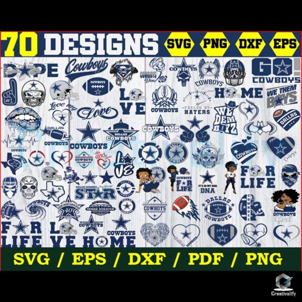 70-designs-dallas-cowboys-football-bundle-svg