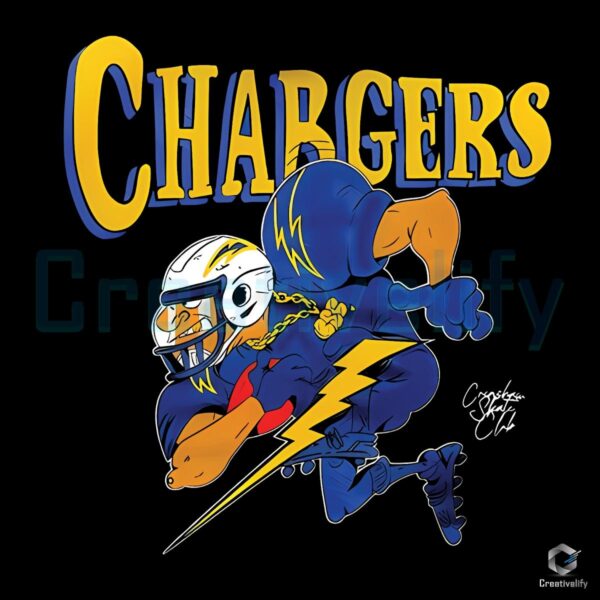 Los Angeles Chargers X Crenshaw Skate Club PNG