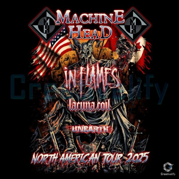 Machine Head In Flames North American Tour 2025 PNG