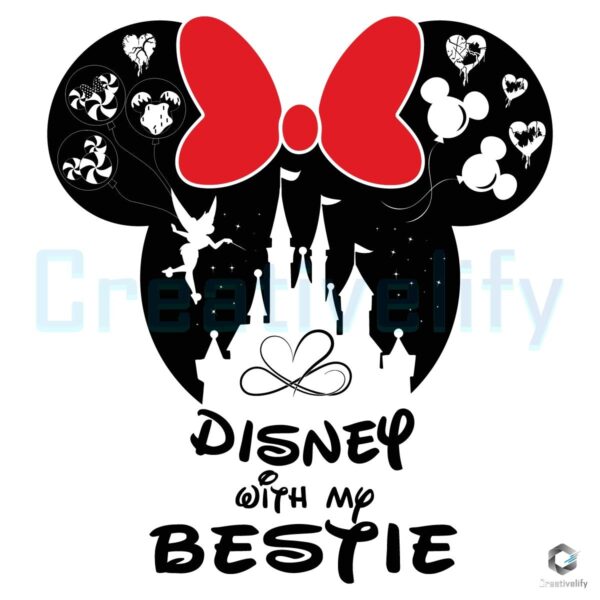 Magical Disney Minnie With My Bestie SVG