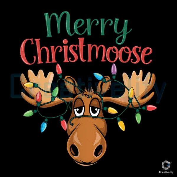 Merry Christmoose Christmas Reindeer PNG