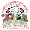 Mickey Minnie Hot Cocoa Disney Christmas PNG