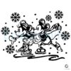 Mickey Minnie Skating Christmas SVG