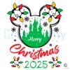 Mickey Mouse Merry Christmas 2025 SVG