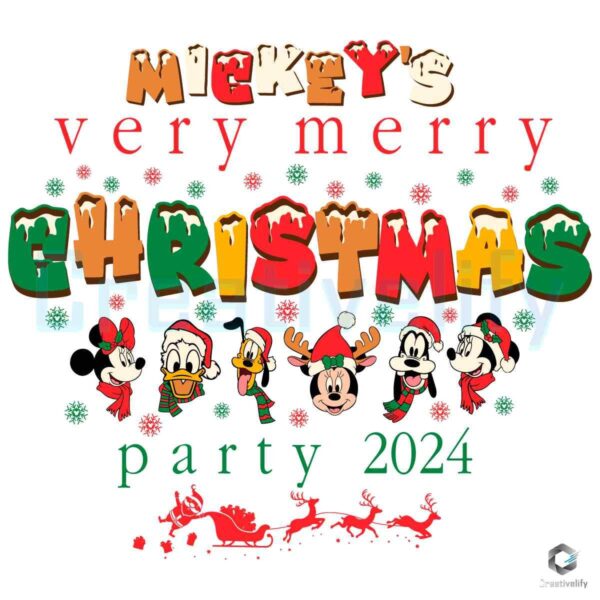 Mickey's Very Merry Christmas Party 2024 PNG