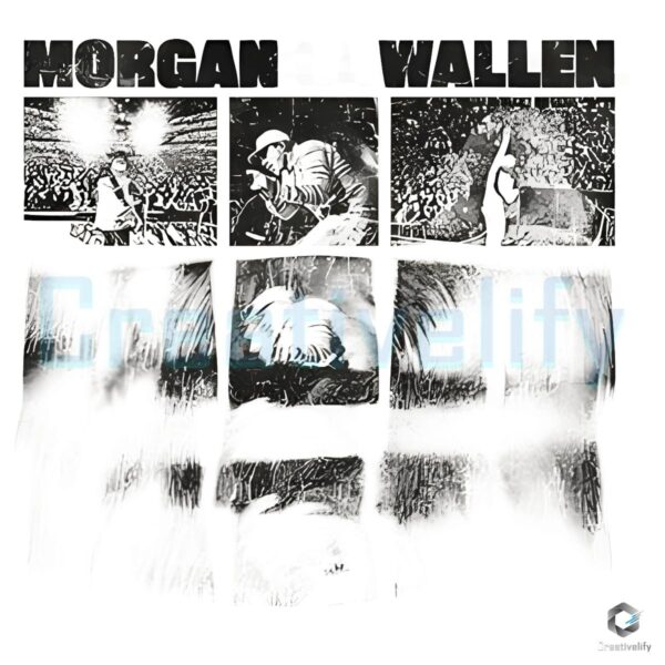 Morgan Wallen Blurry Live Photo SVG