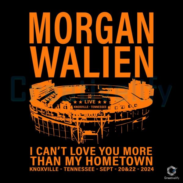 Morgan Wallen More Than My Hometown SVG