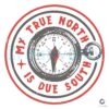 Morgan Wallen My True North Is Due South Compass SVG