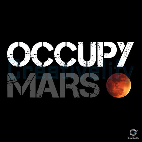 Occupy Mars Elon Musk PNG