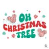 Oh Christmas Tree Disney Mouse Head SVG