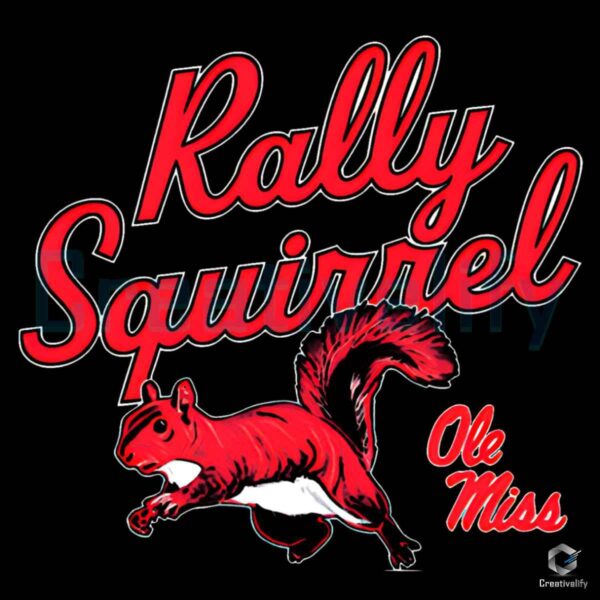 Ole Miss Football Mascot Rally Squirrel PNG