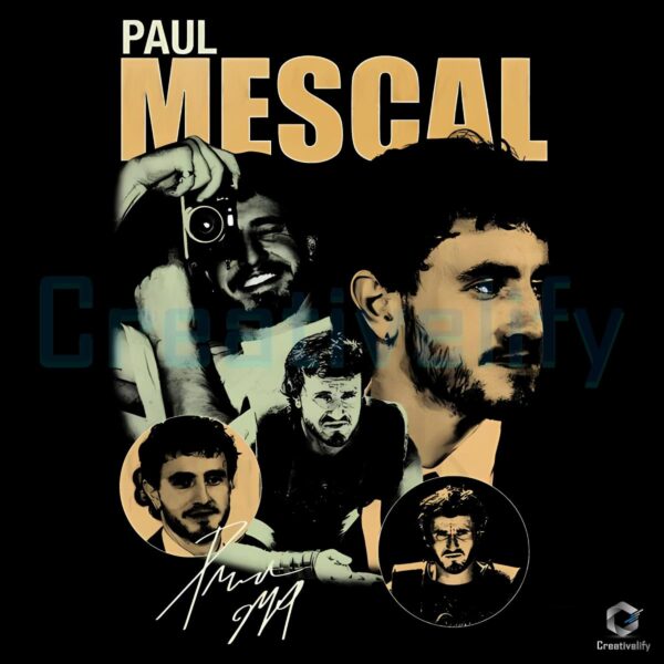 Paul Mescal Signature Fan PNG