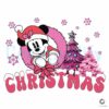 Pink Christmas Minnie Mouse PNG