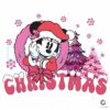 Pink Christmas Minnie Mouse PNG