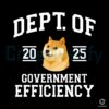 Retro Govt Efficiency Doge 2024 SVG Design