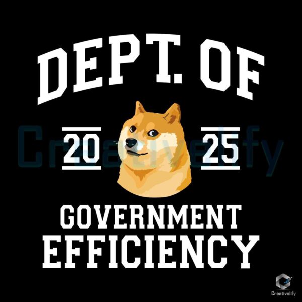 Retro Govt Efficiency Doge 2024 SVG Design