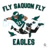 Saquon Barkley Eagles Footballer SVG