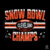 Snow Bowl Champs Cleveland Browns SVG