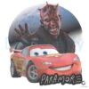 SVG of Darth Maul as Lightning McQueen by Paramore