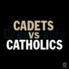 Saints Cadets Face Off Against Catholics In College Football Svg