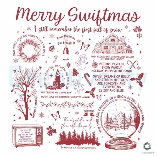 Swiftmas Magic Memories of the First Snowfall PNG