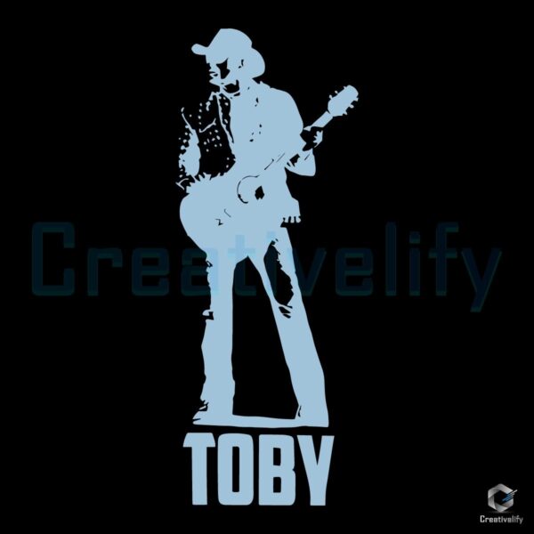 Toby Keith SVG Iconic Country Music Silhouette