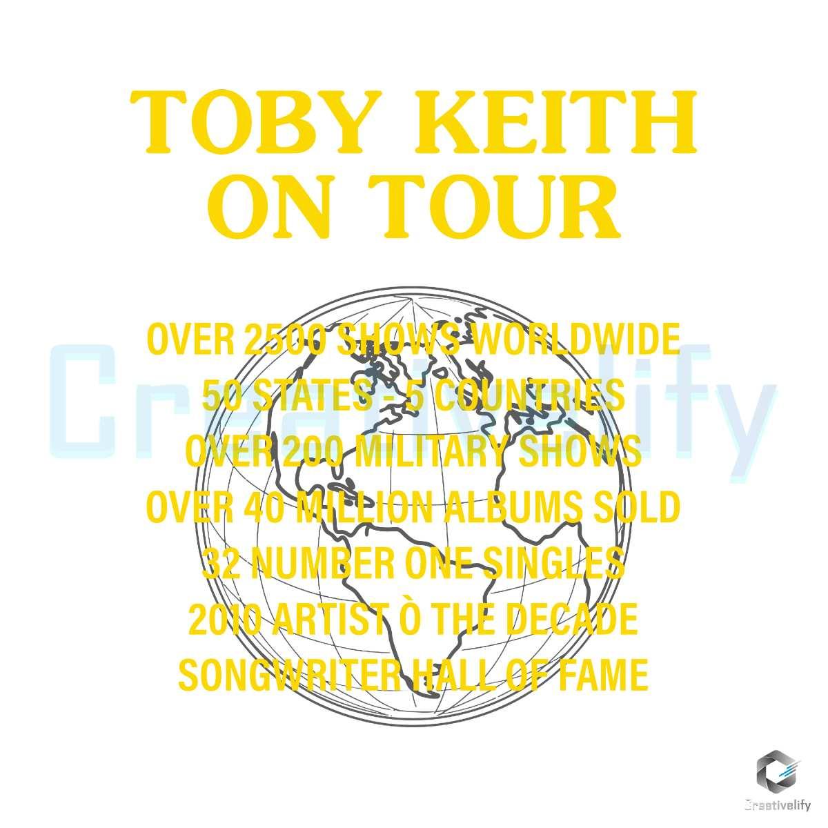 Toby Keith SVG Money Tour for Country Music Fans