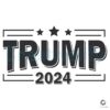 Trump 2024 Silhouette SVG