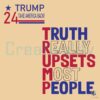 Trump 2024 Truth Really Upsets Most People SVG