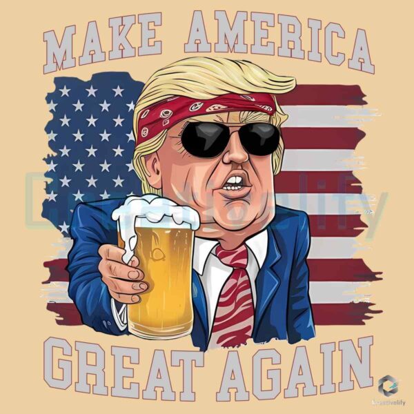 Trump Beer Make America Great Again PNG