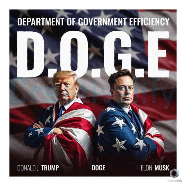 Trump Doge Musk Make American Great Again PNG