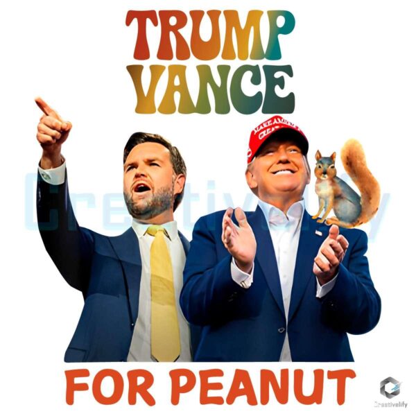 Trump Vance For Peanut MAGA PNG