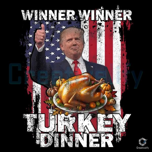 Trump Vance Winner Turkey Dinner Thanksgiving PNG