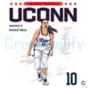 Uconn Huskies 10 Nika Muhl Womens Basketball PNG