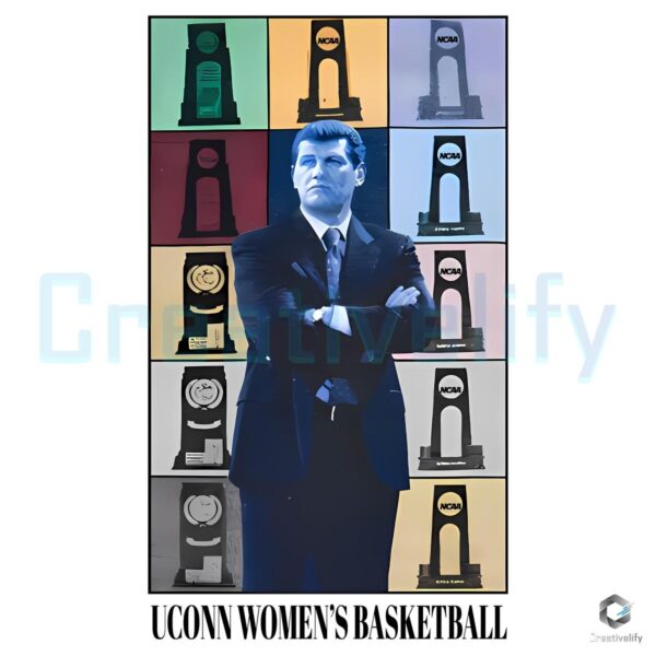 Uconn Womens Basketball Geno Auriemma Eras PNG