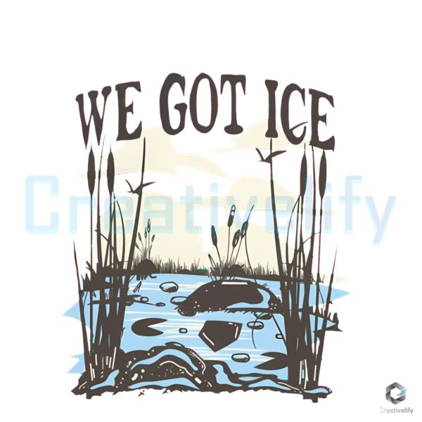 We Got Ice Home Of The Blue Heron PNG