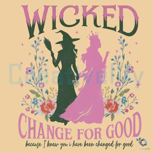 Wicked Change For Good Glitter Png