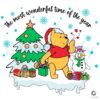 Winnie Pooh The Most Wonderful Time Of The Year PNG