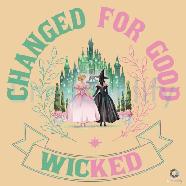 Witch Pink And Green Change For Good Png